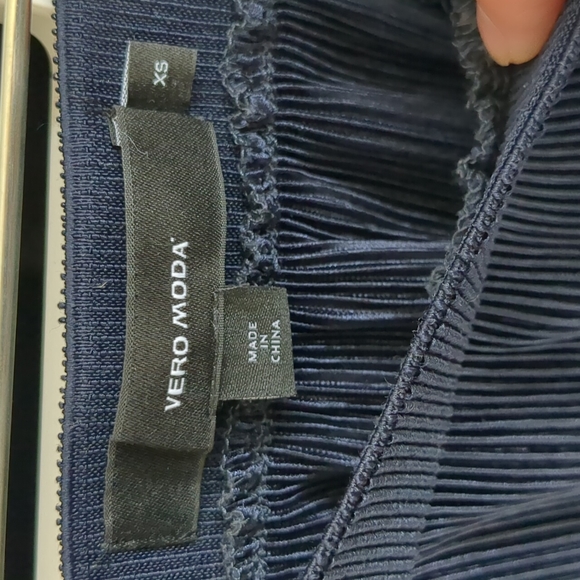 Dex accordion midi skirt, next blue, XS - Picture 3 of 4